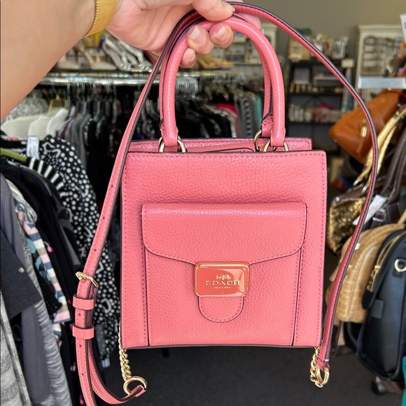 Coach Rose Mini Leather Bag - Picture 1 of 8